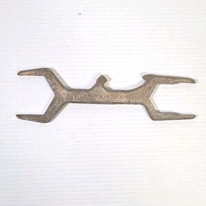COVERS CO Bedford Ohio Metal Tool 4 in 1 Combination Wrench USA Malleable Iron